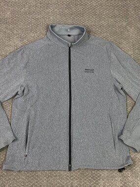 Greyson Sequoia Full Zip Jacket Mens XL Gray Performance Medalist Golf Club Lux